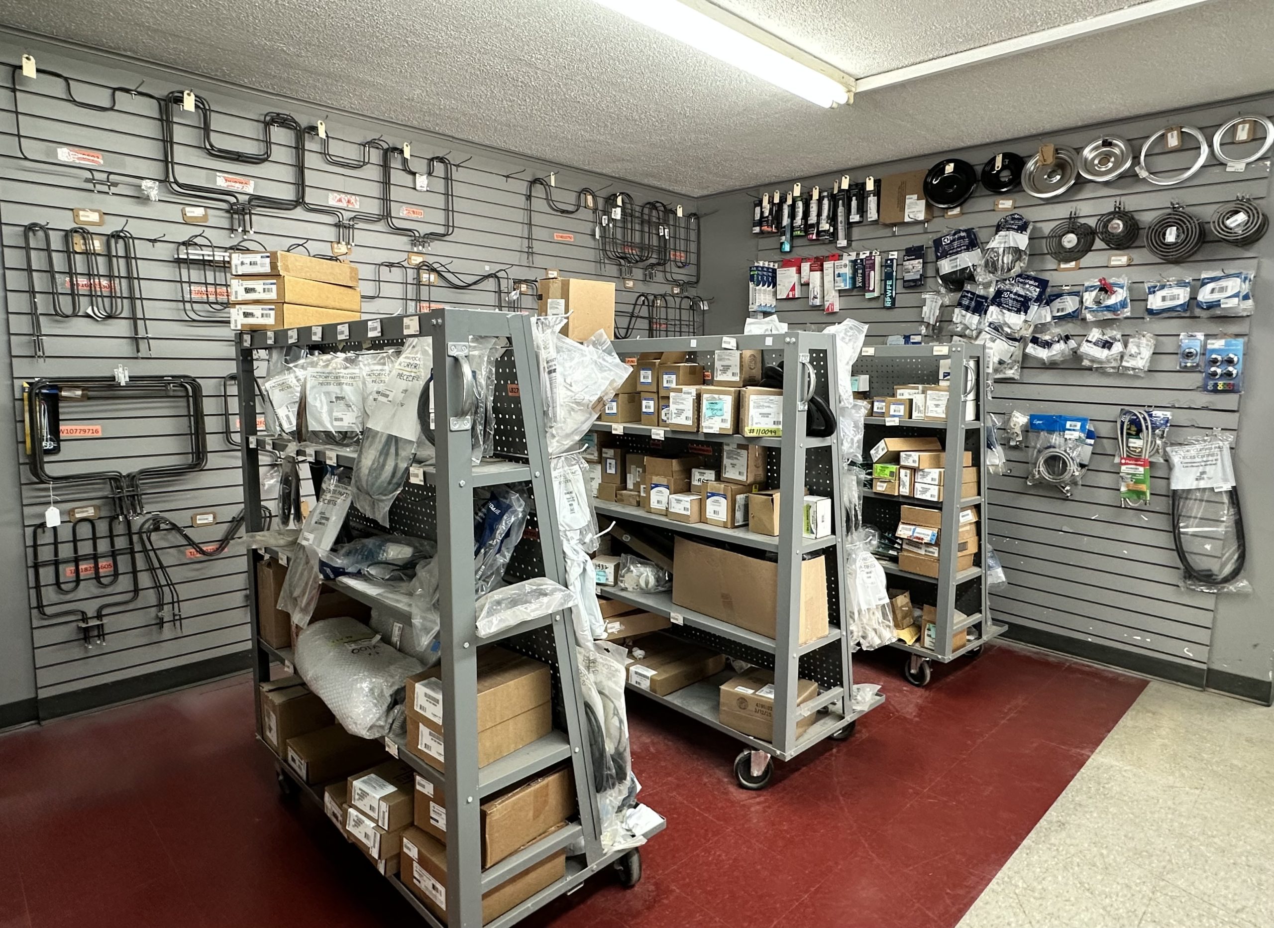 Comptoir de pièce d'électroménager